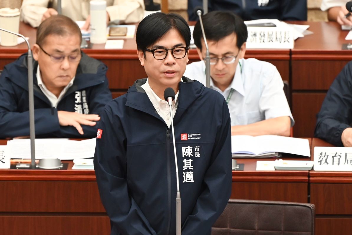 陳其邁表示對不肖進口雞蛋廠商從嚴究責。 圖：高雄市政府/提供