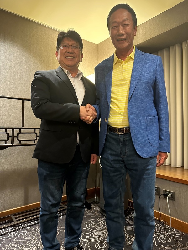 國民黨立委林思銘公開喊話郭台銘重回國民黨。 圖：林思銘辦公室／提供