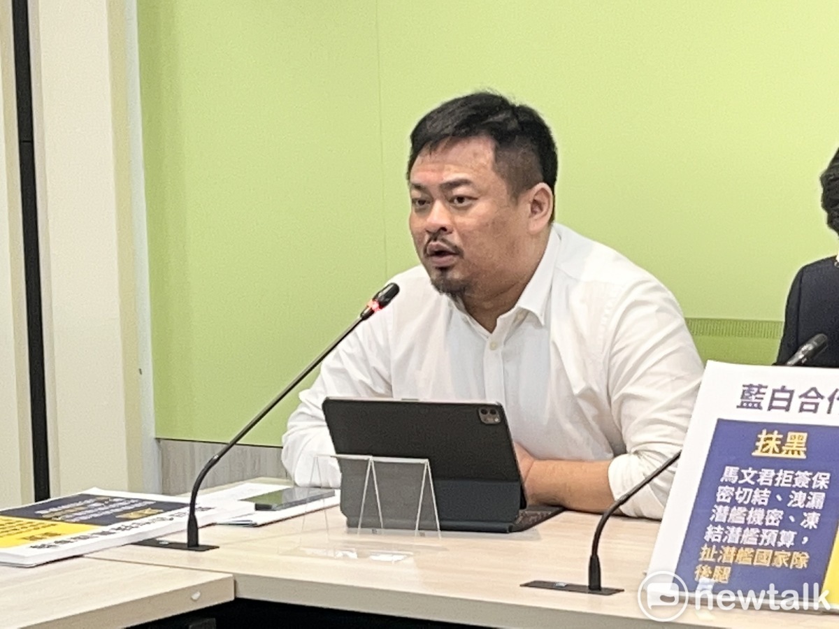 民進黨立院黨團副書記長洪申翰今(8)日直言侯友宜的邊緣化是自己造成的。 圖：金大鈞/攝(資料照)