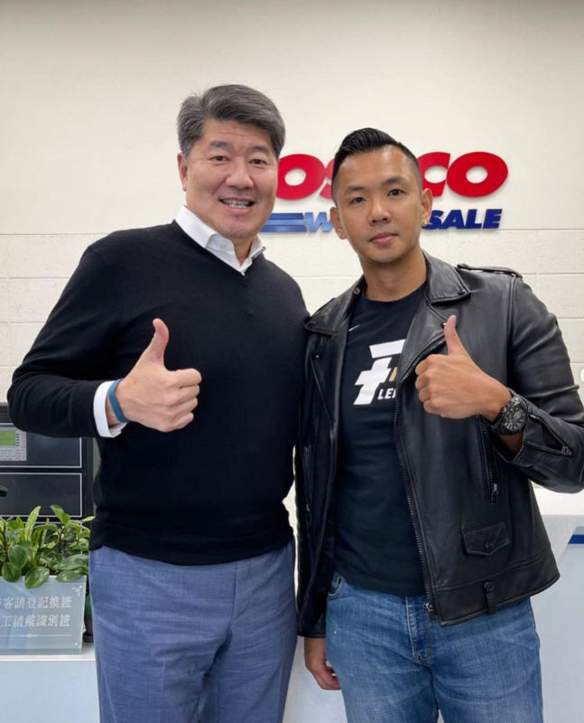陳建州(右)透過IG宣布將擔任P. LEAGUE+聯盟副會長，等於宣布將於籃壇復出。 圖：翻攝自陳建州IG