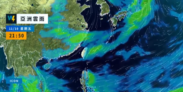 天氣風險公司分析師柯聿寧表示，明天中午過後北方將有鋒面通過，北台灣天氣將逐漸轉涼有雨。 圖：翻攝自天氣風險公司臉書