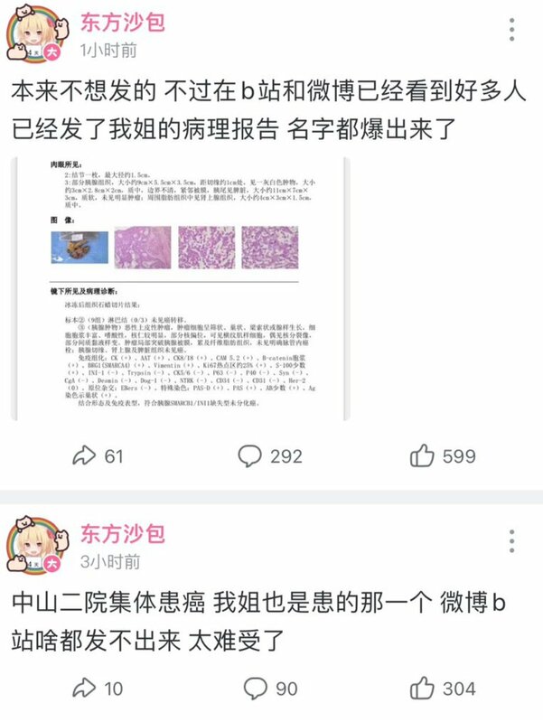 有受害者家屬在網路上發佈病理報告，表達他們深沉的悲痛，但文章在之後被刪除。 圖：翻攝自李老師不是你老師 X（前推特）帳號