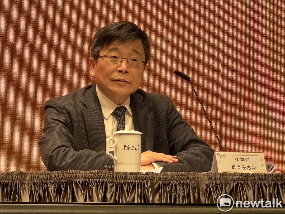 衛福部次長周志浩。 圖：謝莉慧/攝