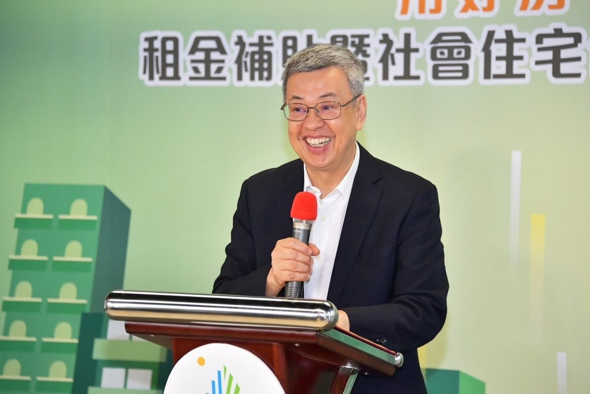 行政院長陳建仁今（10）天出席住都中心舉辦的「租金補貼暨社會住宅包租代管房東客交流」活動。 圖：行政院提供