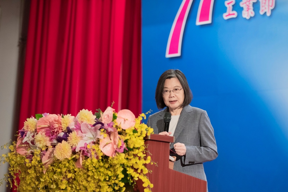 總統蔡英文。 圖：總統府提供