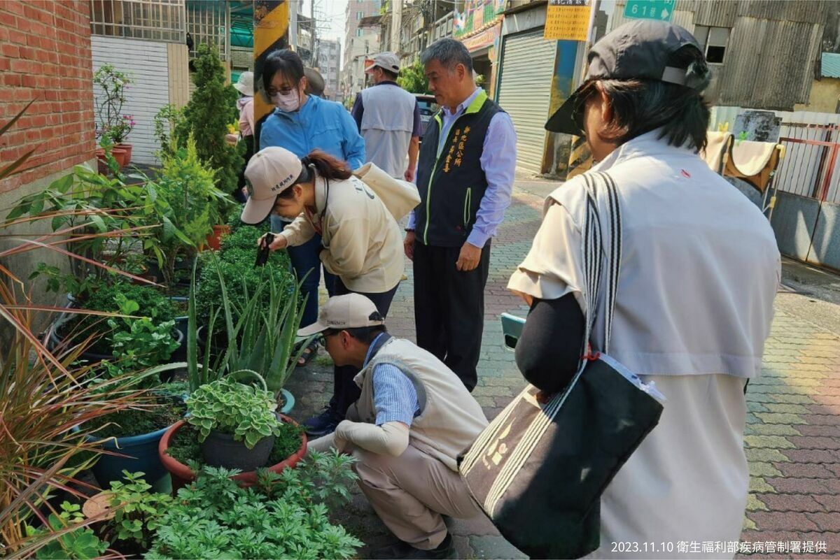 疾病管制署今(10)日表示，台南市本土登革熱疫情明顯下降，近5日(11/5-11/9)共727例，較上週同期908例下降20%。 圖：疾管署／提供