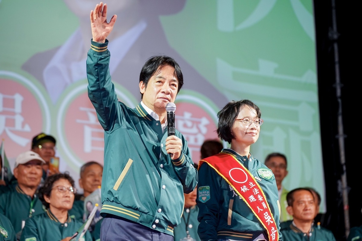 賴清德赴彰化溪湖力挺吳音寧。 圖／賴清德辦公室提供