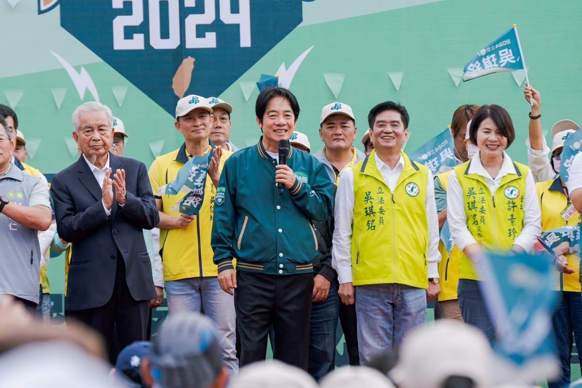 民進黨總統參選人賴清德今(11)出席立委吳琪銘競選總部成立大會。 圖：賴清德競選辦公室/提供