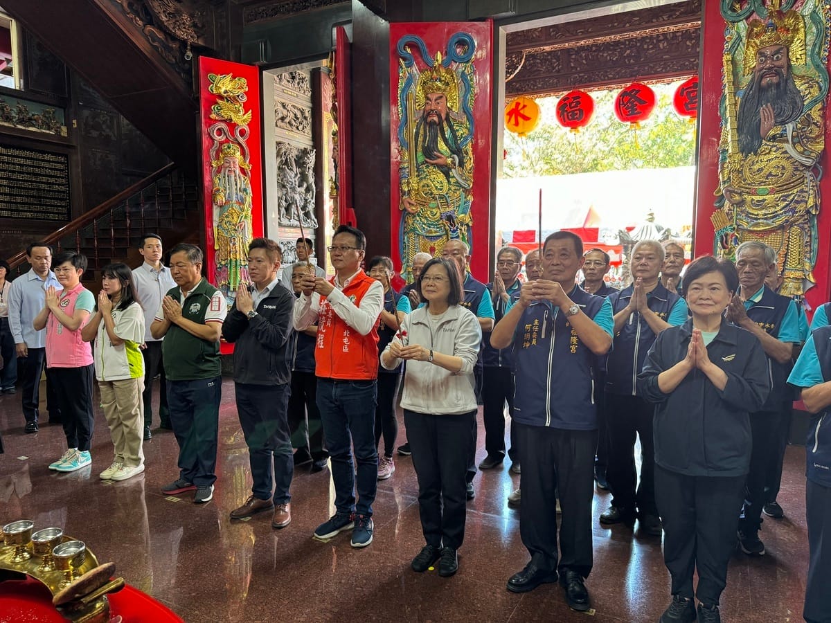 蔡英文為莊競程站台造勢。 圖：莊競程競總/提供