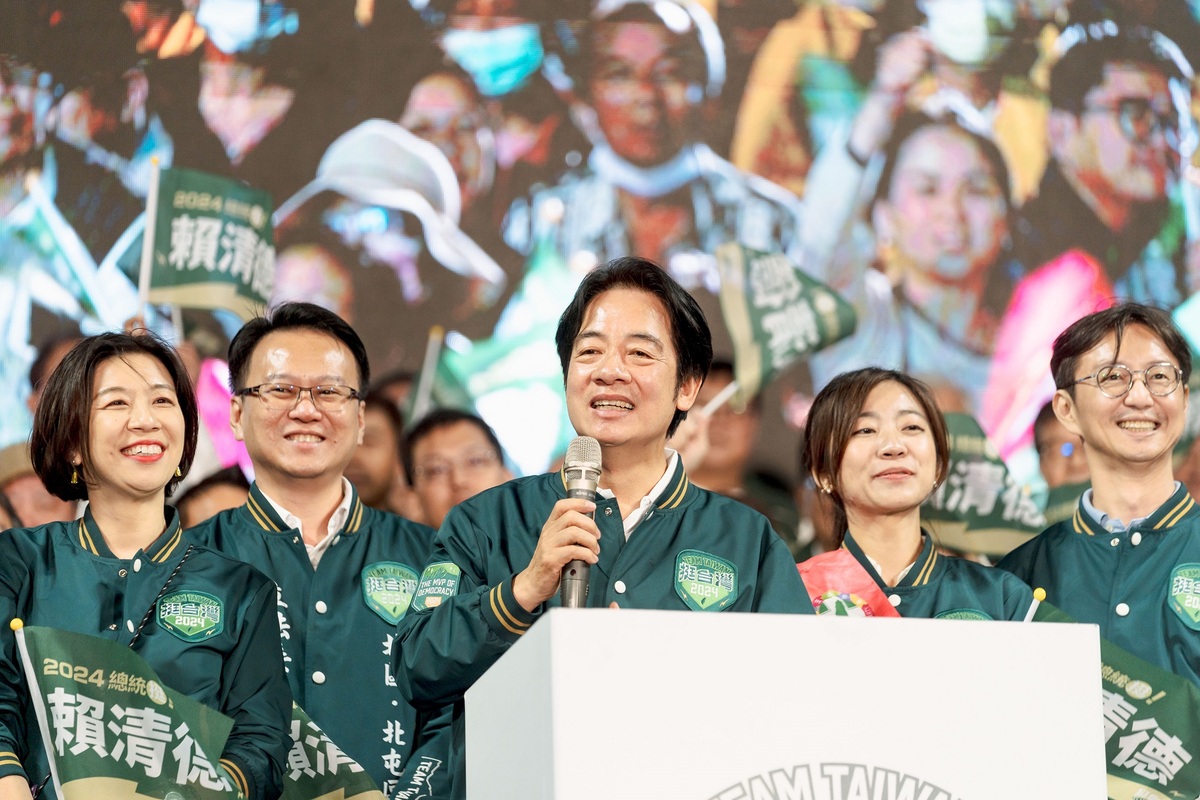 賴清德說：「與其相信藍白合，不如選擇賴清德。」 賴清德競辦/提供