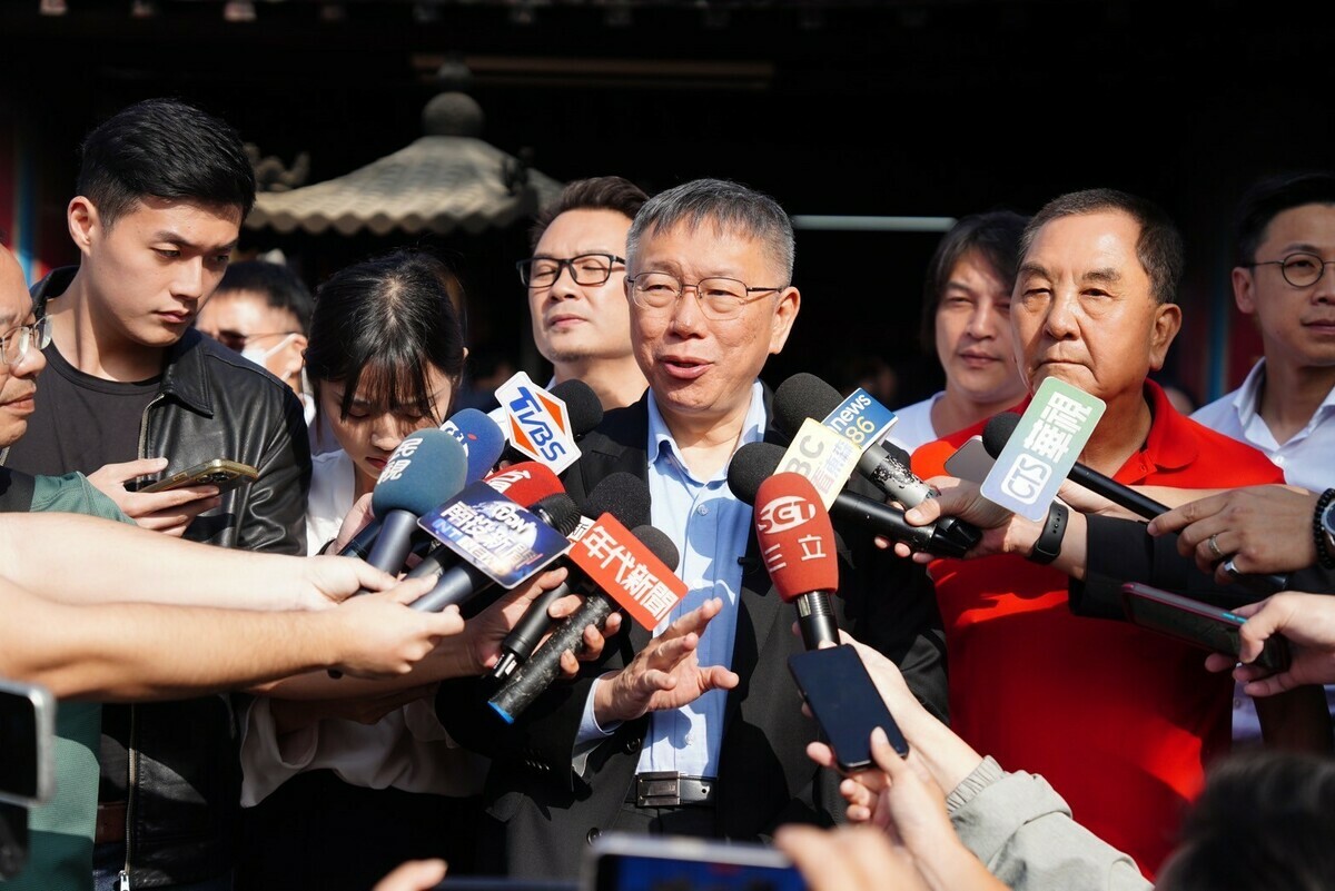 柯文哲表示，希望這一、兩天就能和朱立倫談，他也會邀馬英九當見證人。 圖：台灣民眾黨/提供