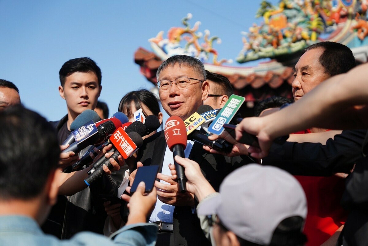 柯文哲坦言，藍白合已經走到這裡，只剩「侯柯」或「柯侯」選項，他能理解，也都可以接受。 圖：民眾黨/提供