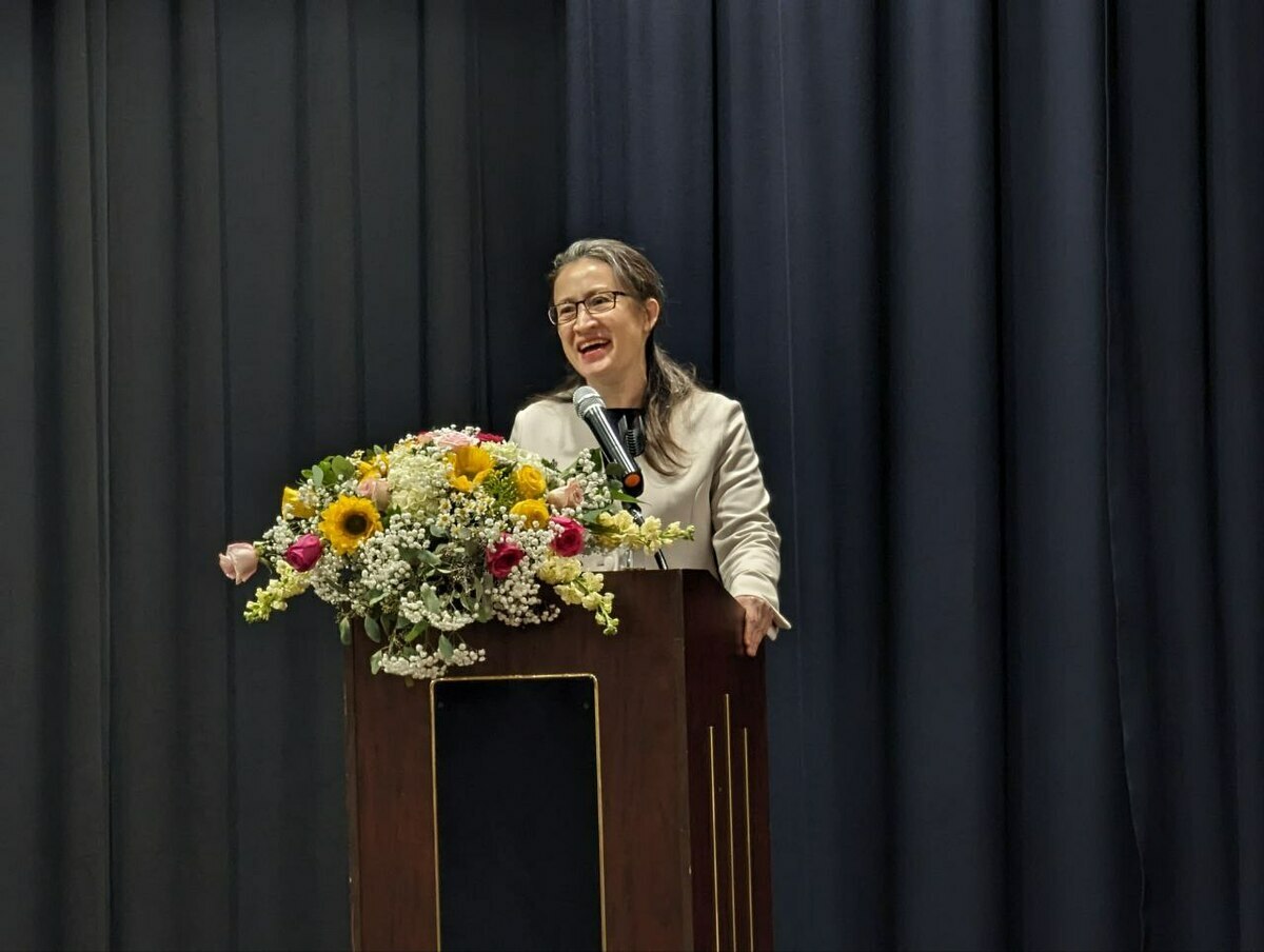 駐美代表蕭美琴致力外交工作，促進台美關係成就有目共睹，成為民進黨熱門的副總統參選人之一，但她相當低調，不談此事。 圖：翻攝自Taiwan in the US推特