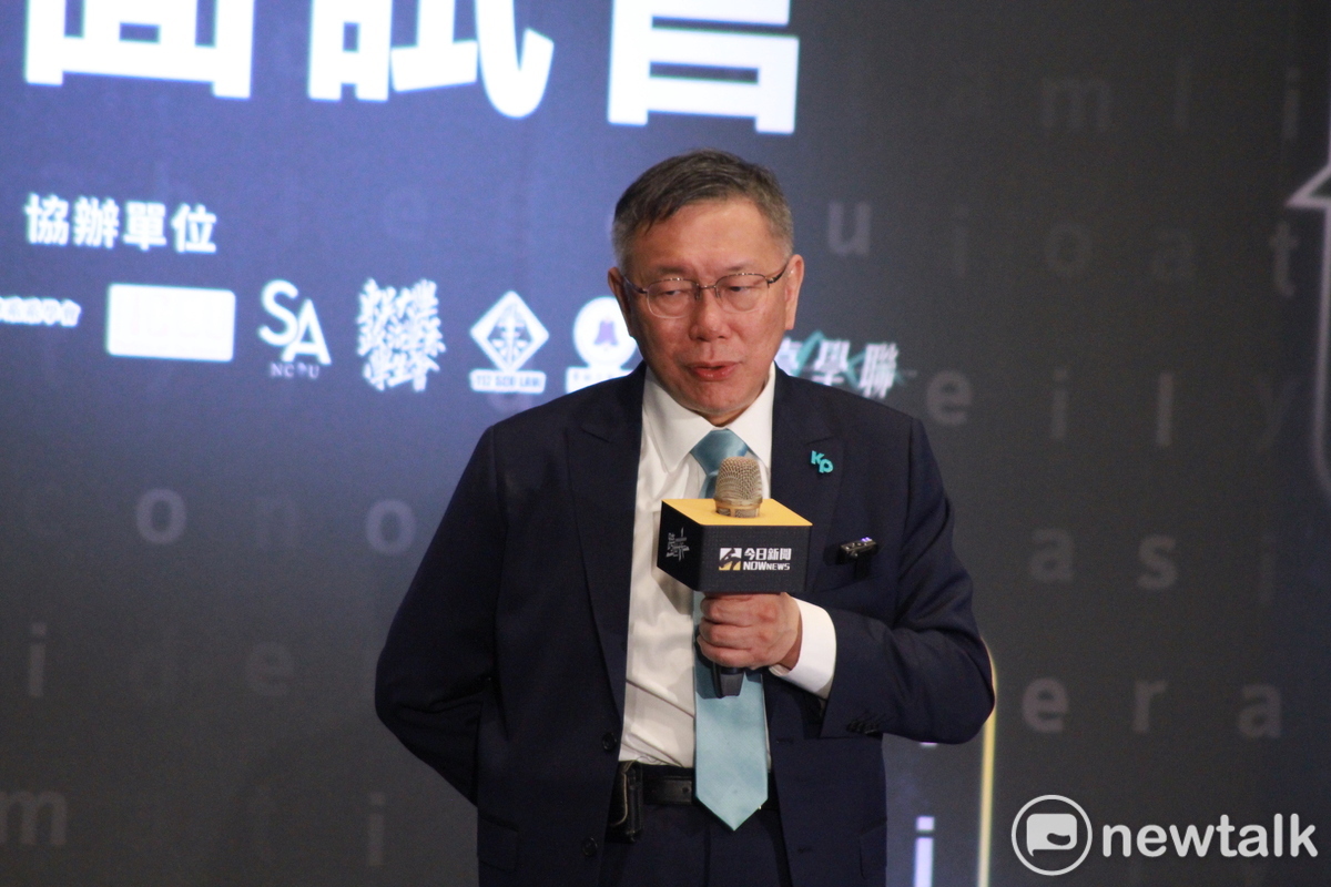 民眾黨總統參選人柯文哲。 圖：周煊惠 / 攝