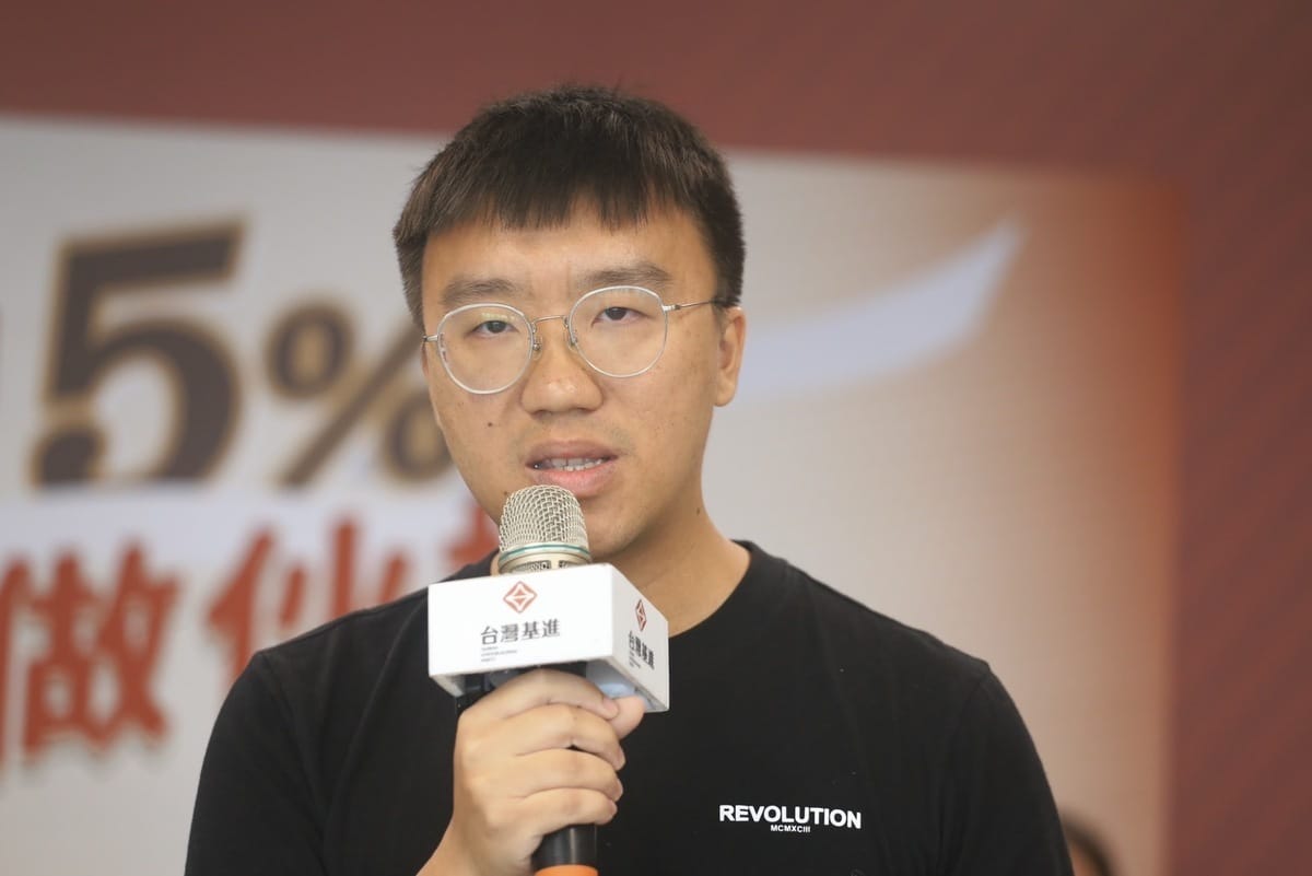 台灣基進香港國際部專員、不分區立委提名人康駿銘。 圖：台灣基進/提供
