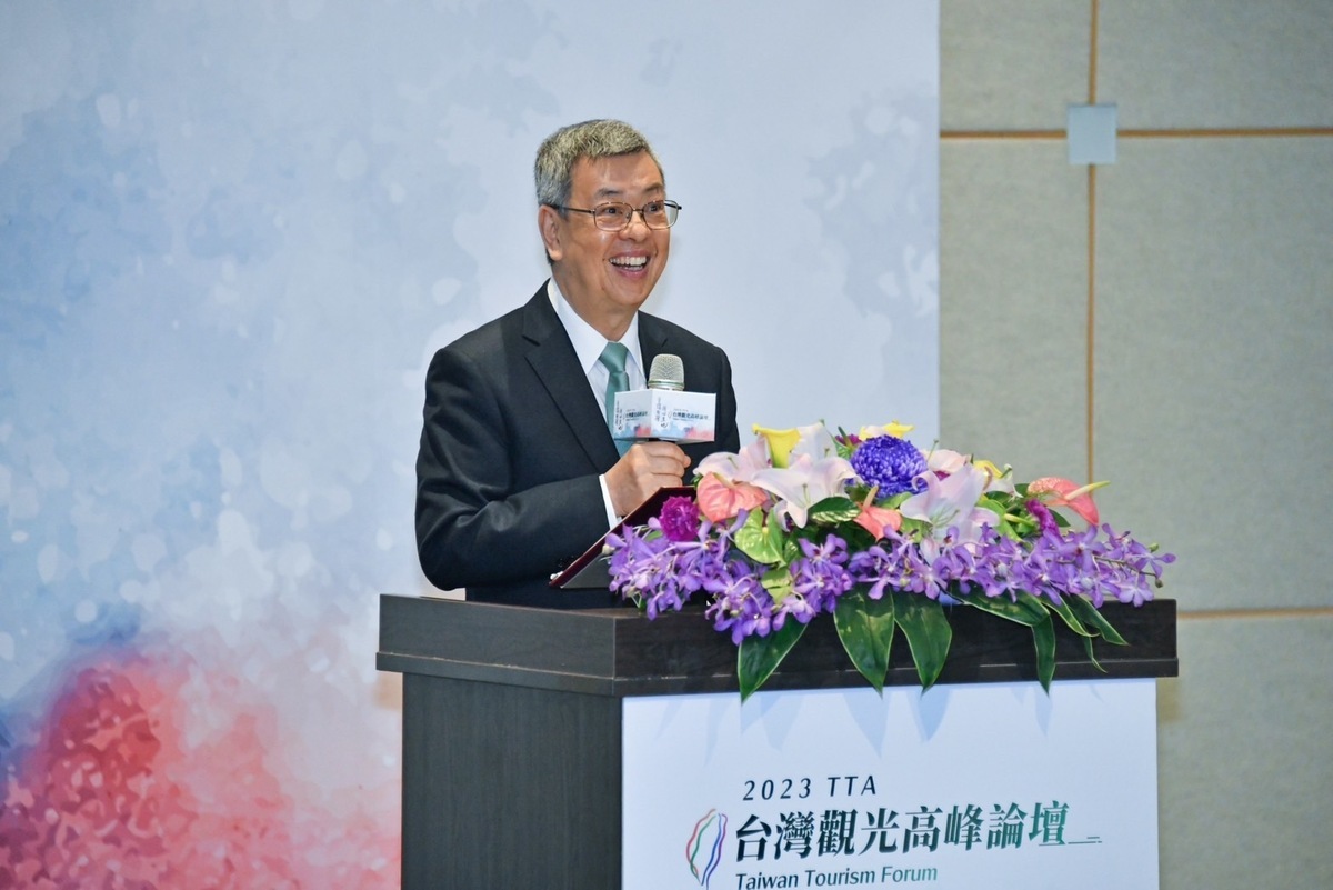 行政院長陳建仁今（17）日出席「台灣觀光高峰論壇」。 圖：行政院提供