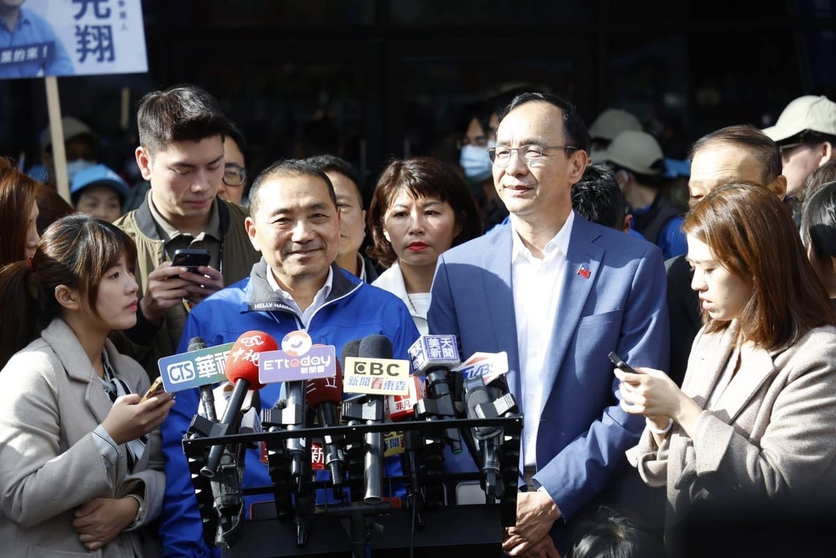 國民黨總統參選人侯友宜今回應民調整合卡關，希望再給一些時間。 圖：國民黨/提供