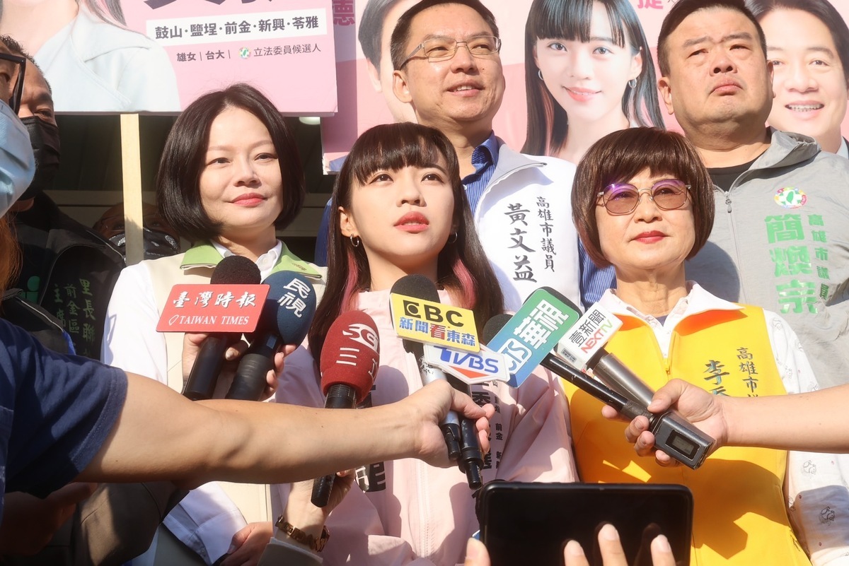 黃捷表示自己起步比較晚，就要展現跑得比別人快的決心。 圖：黃捷競總/提供