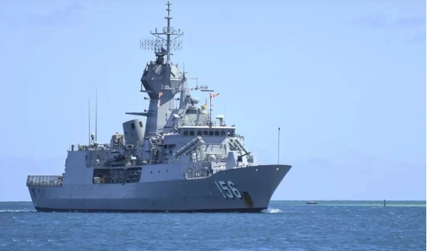 澳洲「圖文巴號」護衛艦。 圖 : 翻攝自河東三叔