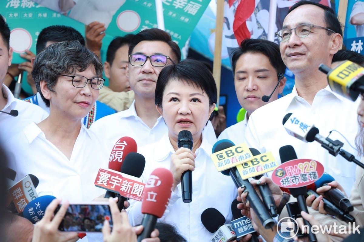 盧秀燕說，破除民進黨一黨獨大是人民的期待。 唐復年/攝