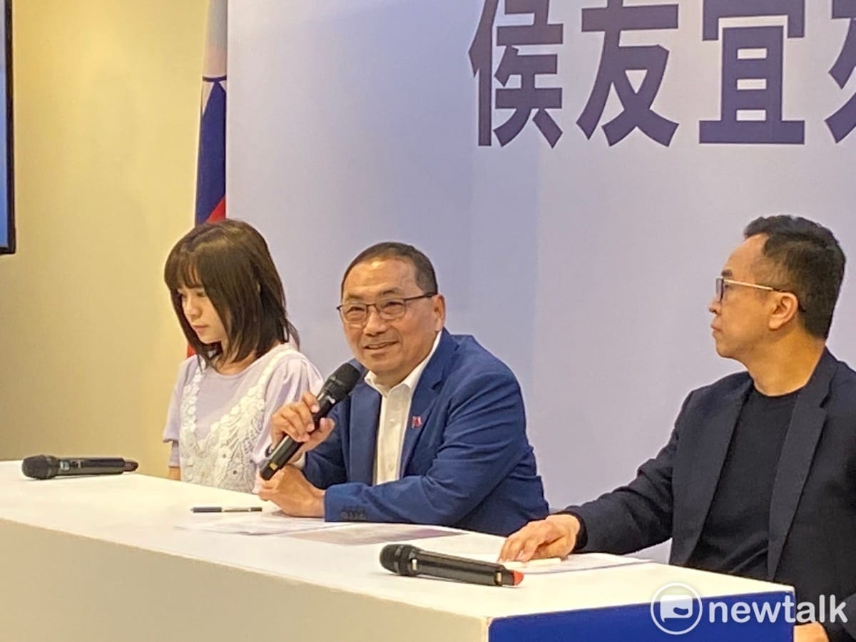 國民黨總統參選人侯友宜。 圖：林昀真 / 攝