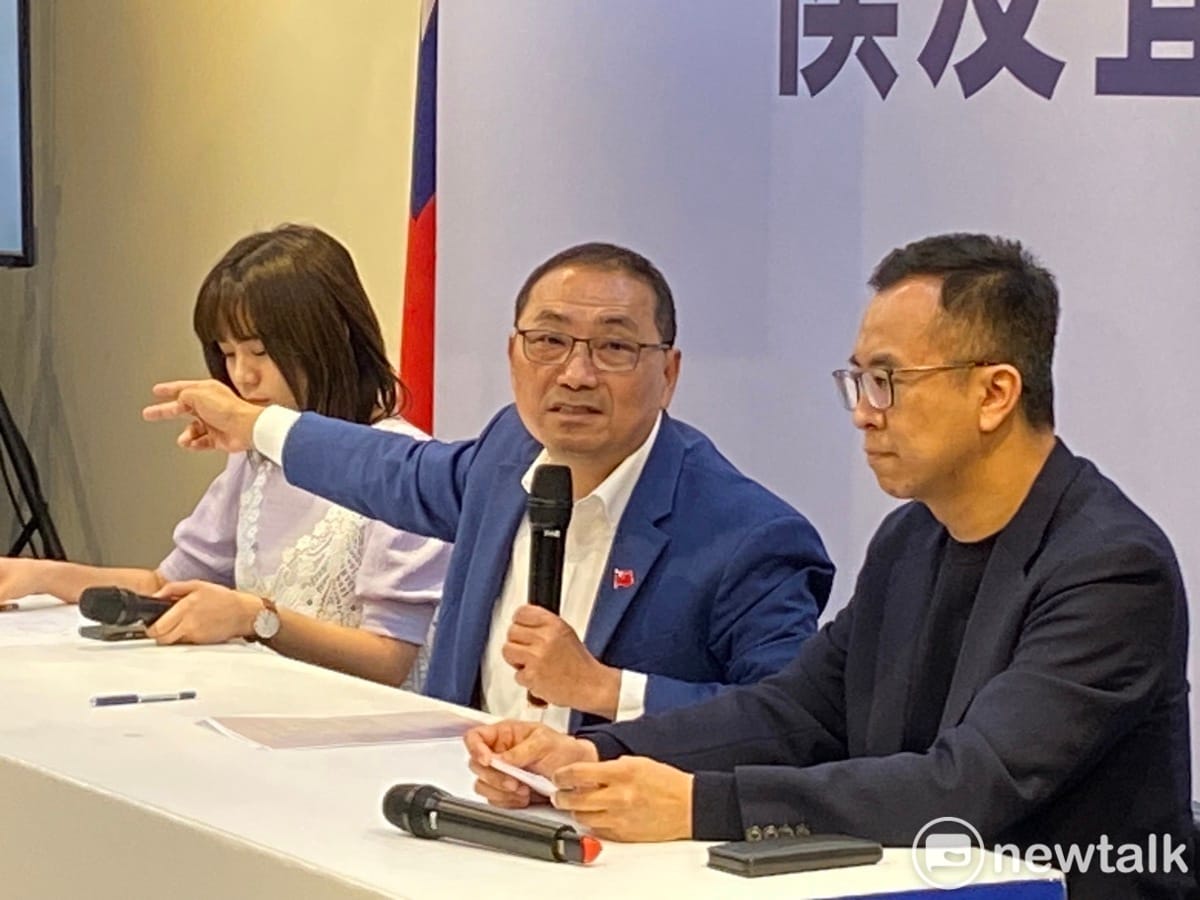 侯友宜強調自己從來沒說過一定要當正的，只要民調專家檢視結果出爐，誰正誰副，他都會接受。 圖：林昀真/攝