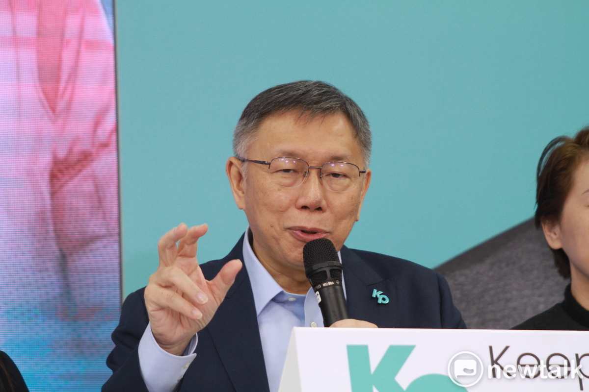 民眾黨總統參選人柯文哲。 圖：周煊惠 / 攝