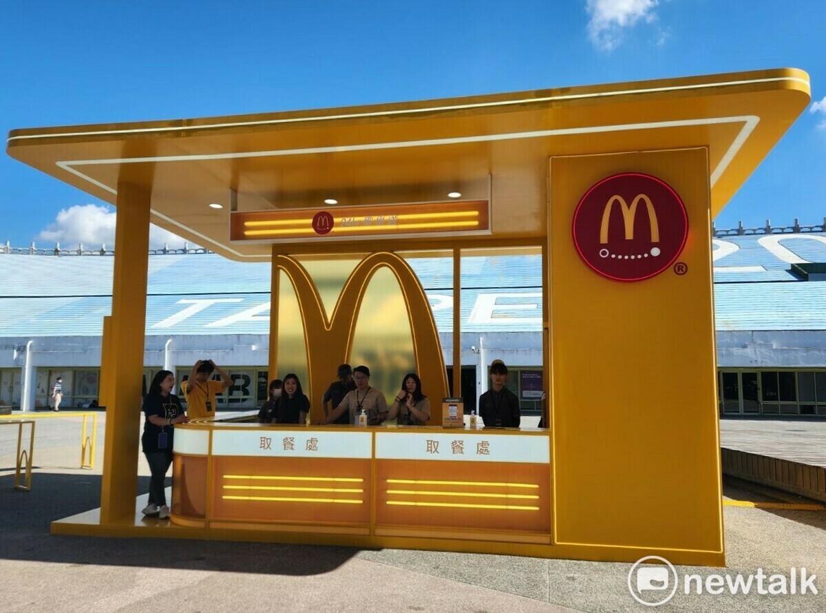 全台第一座麥當勞WirForce歡樂送花博快閃店現身WirForce 圖：蔡幸秀/攝