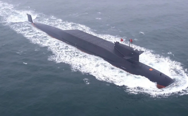 解放軍核潛艦。 圖 : 翻攝自憑海觀島