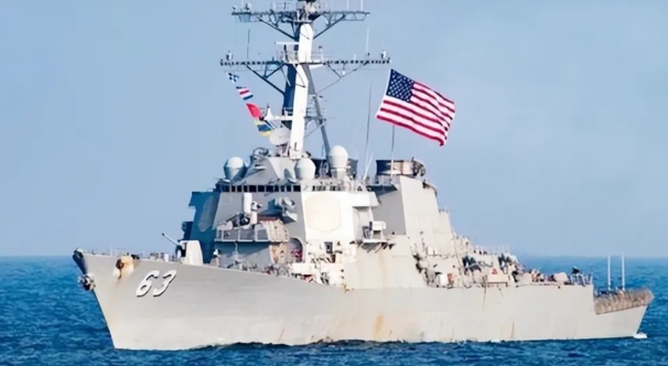 美軍驅逐艦。 圖 : 翻攝自憑海觀島