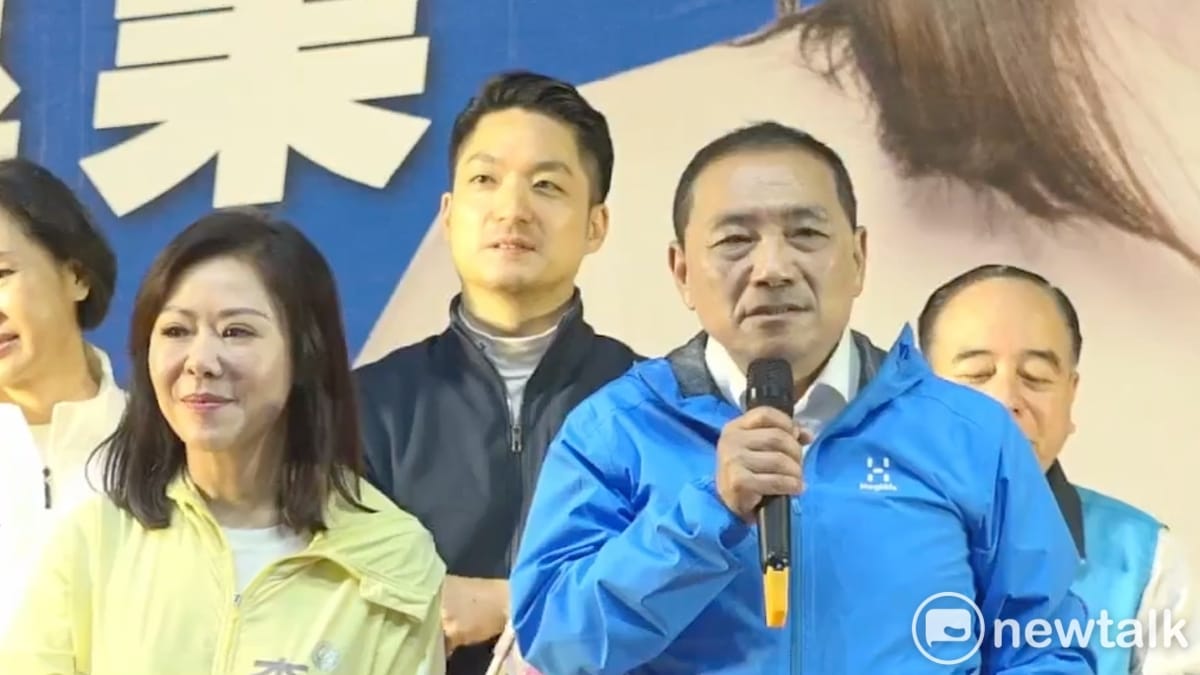 侯友宜幫李彥秀站台助選。 圖：林昀真/翻攝
