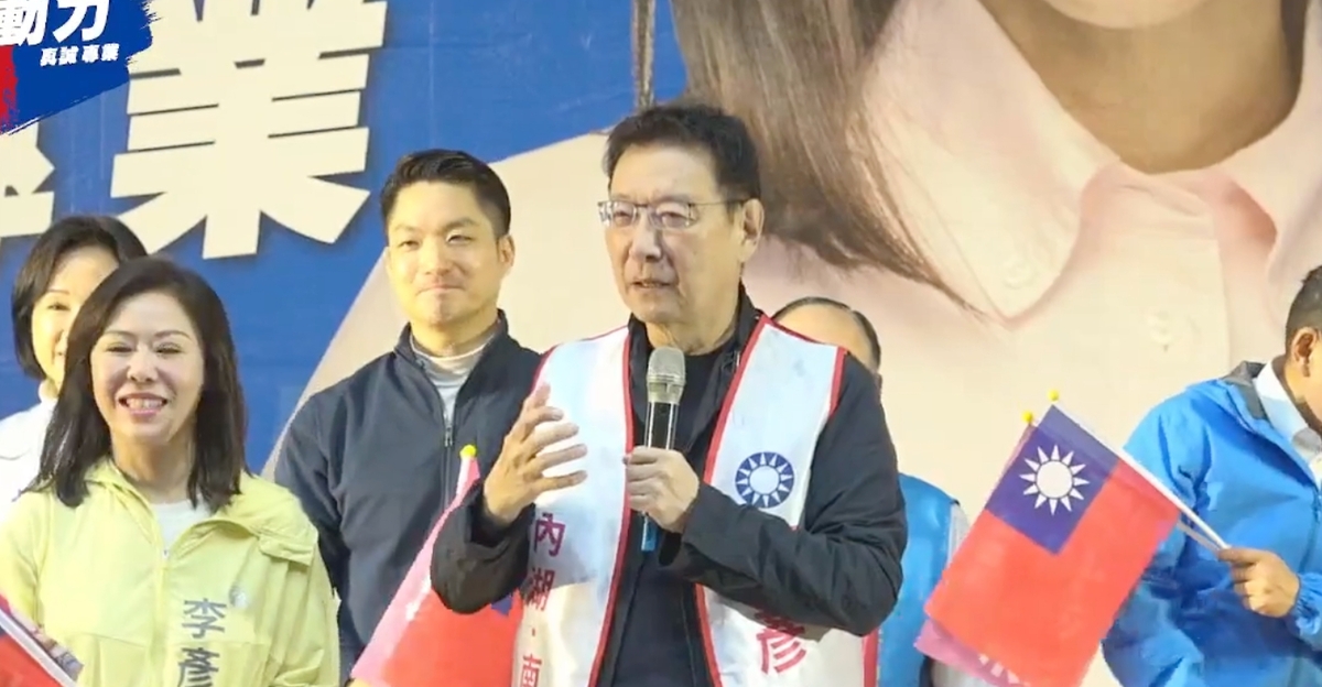 國民黨副總統候選人趙少康 圖：林昀真/翻攝