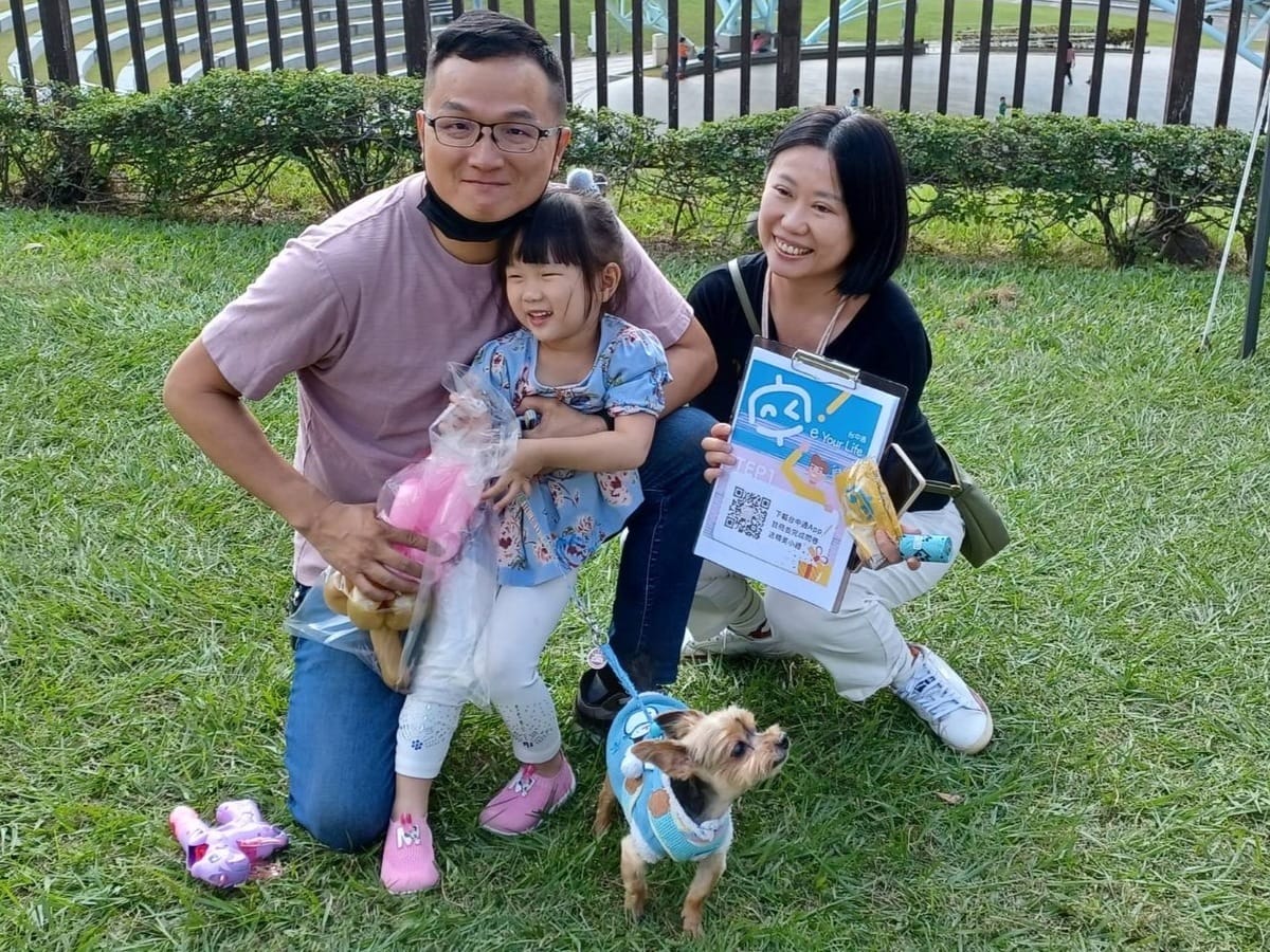 台中通APP推廣吸引毛孩爸媽熱情響應。 台中市政府/提供