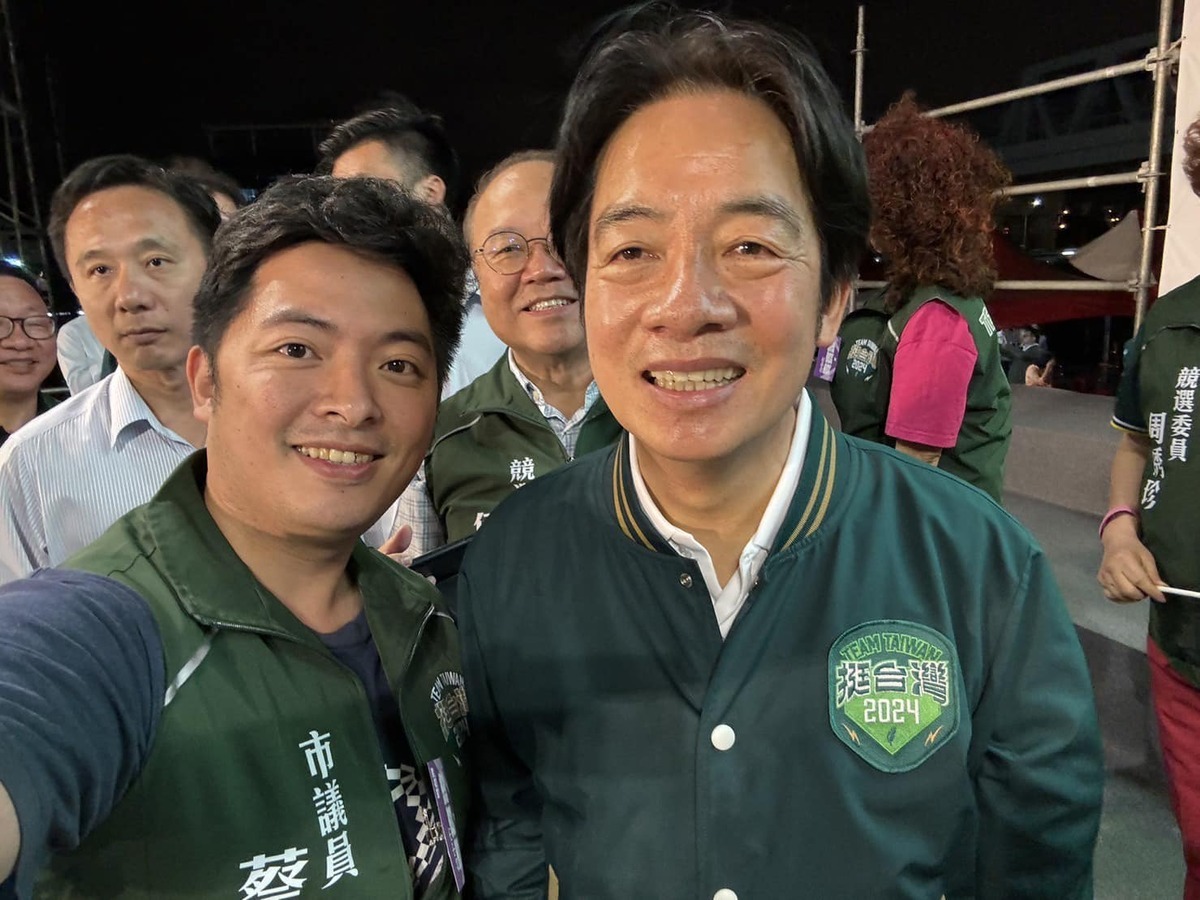 蔡耀頡否認是賴清德的競選重要幹部。 取自蔡耀頡臉書
