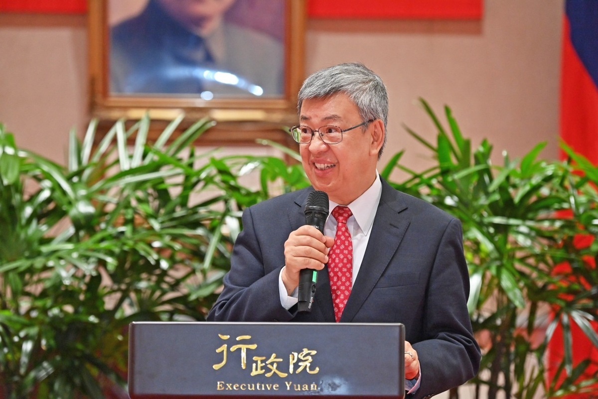 行政院長陳建仁今（27）日接見第26屆大愛獎得獎人一行。 圖：行政院提供
