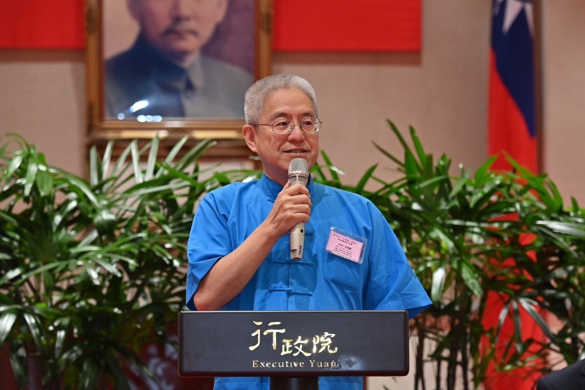 中華慈光愛心會理事長吳建勳。 圖：行政院提供