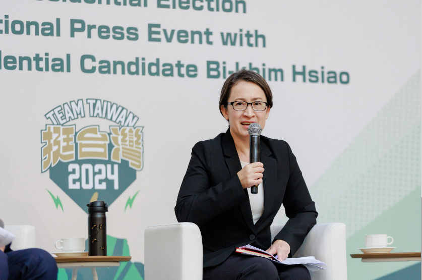 民進黨副總統候選人蕭美琴。 圖：賴清德競總提供