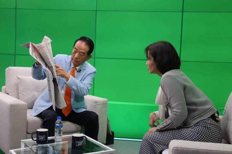 宋楚瑜告誡柯文哲：「如果你政績沒有兌現，現在又賦予你一個新的任務，那當然大家會問你Are you ready？」 圖：親民黨提供