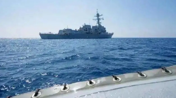 解放軍海軍艦隊到仰光進行訪問。 圖 : 翻攝自犀牛鎮