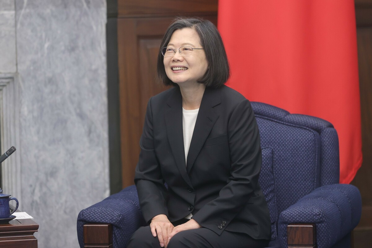 總統蔡英文帶領台灣走向世界。 圖：總統府提供