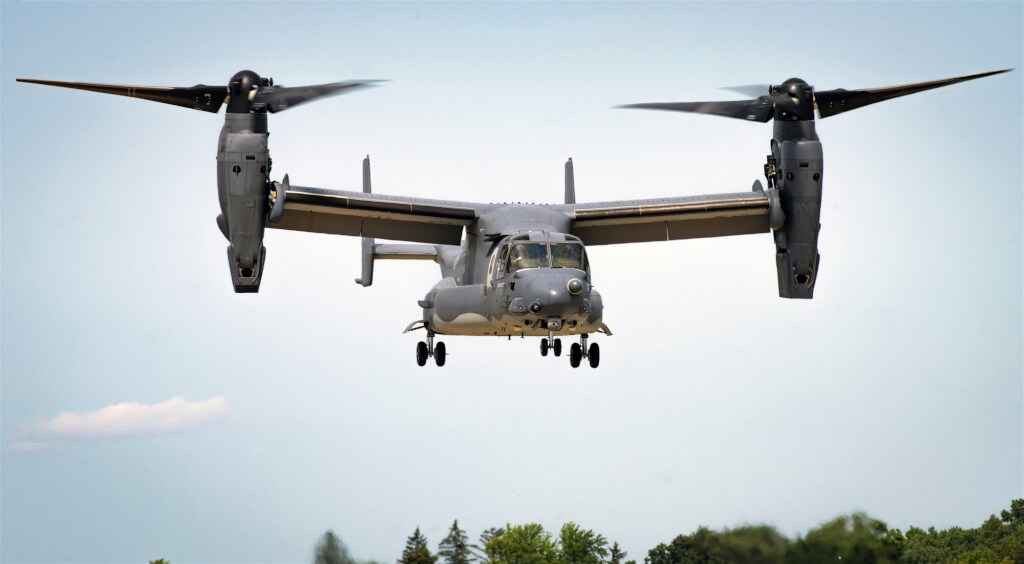 CV-22魚鷹機。 圖：翻攝美國空軍網頁af.mil