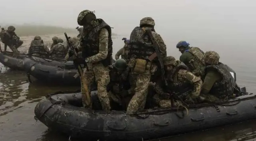 烏軍成功強渡第聶伯河，在克林基村附近建立陣地。近期烏軍對克林基的控制範圍。 圖：翻攝自鐵血戰史