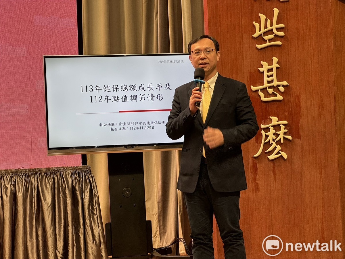 衛生福利部中央健康保險署署長石崇良。 圖：謝莉慧/攝