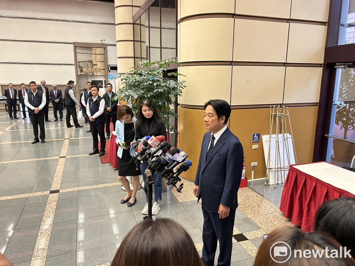 賴清德出席「2023台灣經濟發展論壇――與國家未來領導人對談」。 圖：賴清德辦公室提供