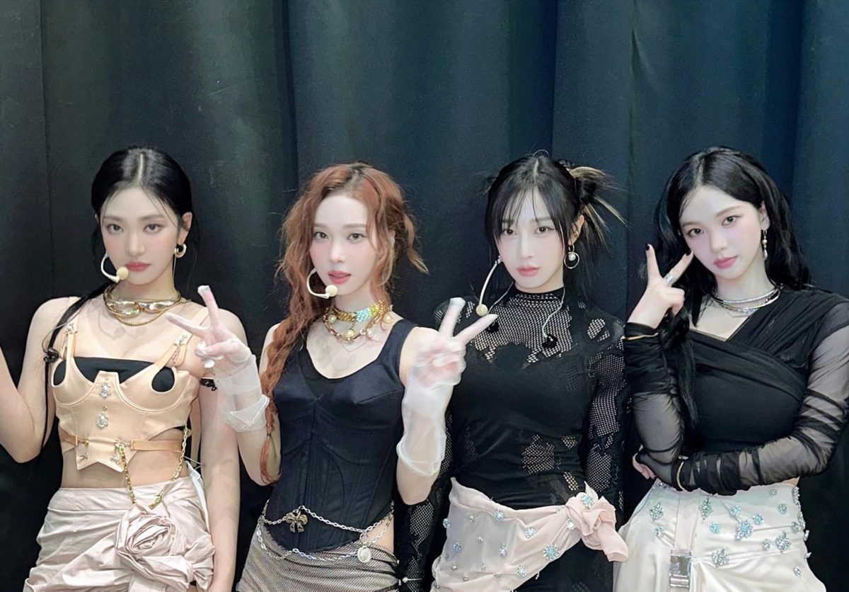 日前曾有風聲透露南韓人氣女團「aespa」將來台參加商演活動。 圖：翻攝自IG＠aespa_official
