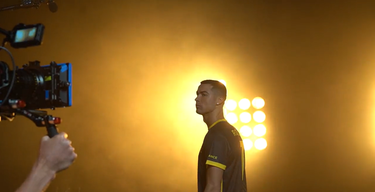 C羅 ( Cristiano Ronaldo ) 替幣安拍攝之宣傳影片截圖。 圖 : 翻攝自 X /@binance
