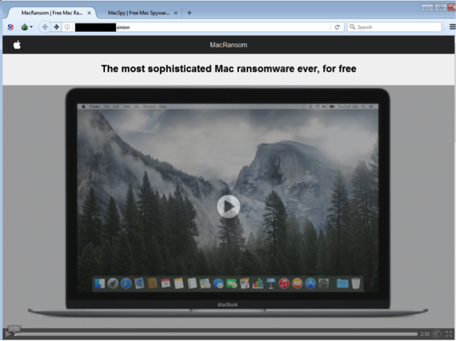 MacRansom就如同其他的勒索軟體，會在加密使用者檔案後，向使用者索取0.25元的比特幣。 圖：翻攝自Fortinet