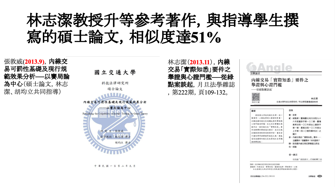 時代力量立委邱顯智踢爆民進黨立委候選人林志傑升等論文涉嫌一稿兩用。 圖：時代力量立委邱顯智辦公室/提供