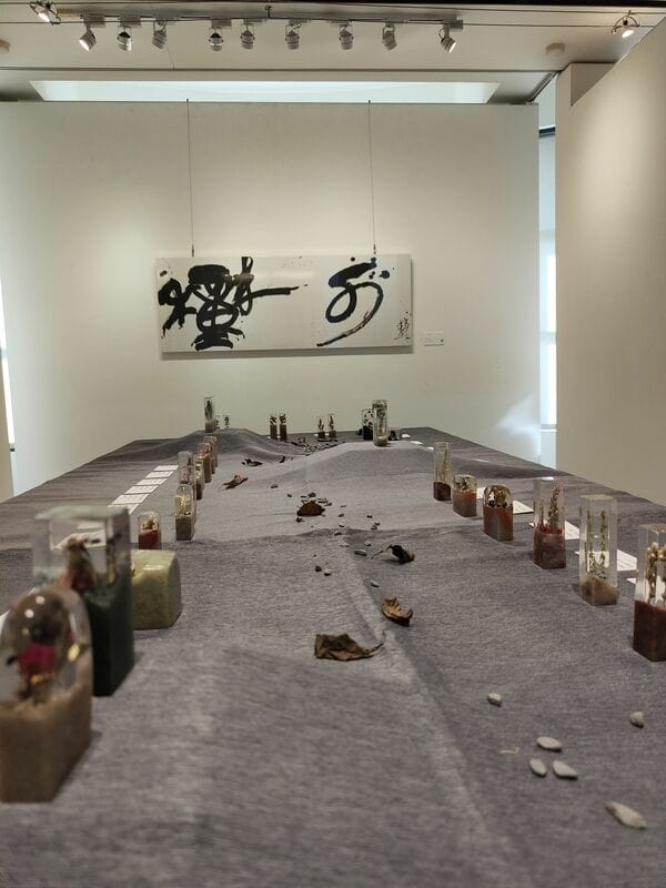 「何如屋漏─2023明宗書篆主題展」展出作品。 圖：黃博郎／攝