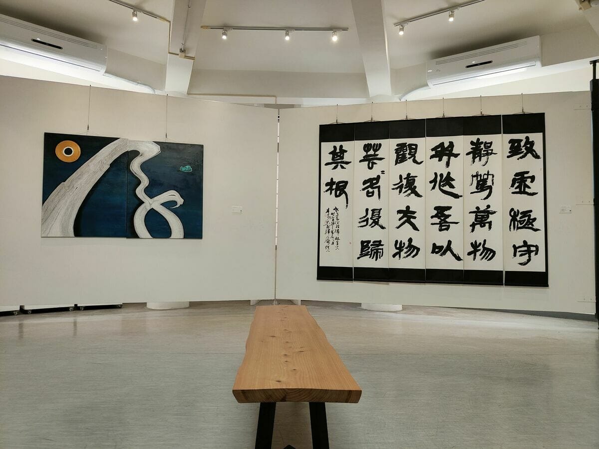 「何如屋漏─2023明宗書篆主題展」展出作品。 圖：黃博郎／攝
